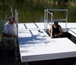 easy install docks, easy install piers, modular docks